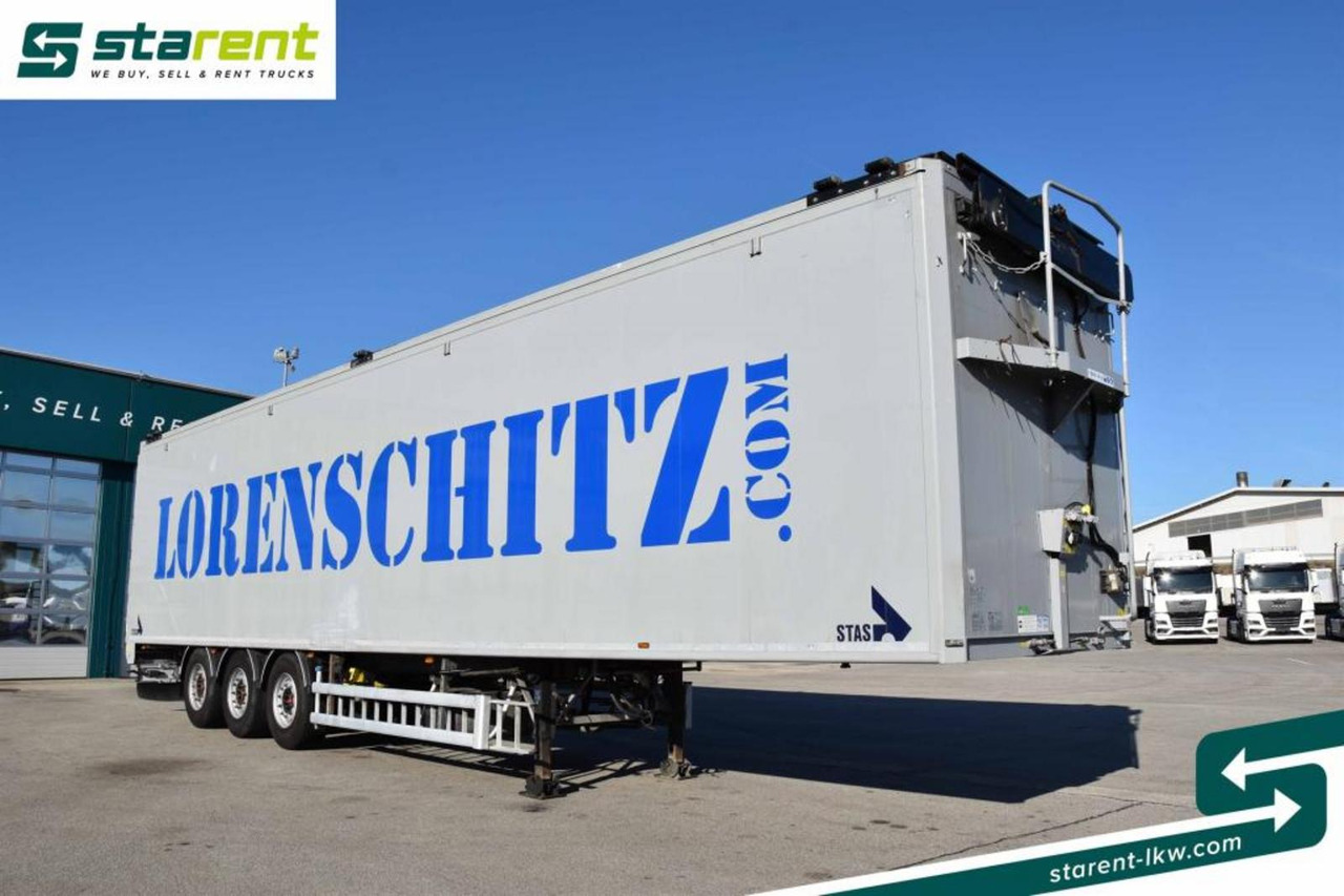 Stas Schubbodenauflieger 92 m³ Funkfernbedienung Lift-A - Su slankiojanciomis grindimis puspriekabė: foto 3 Stas Schubbodenauflieger 92 m³ Funkfernbedienung Lift-A - Su slankiojanciomis grindimis puspriekabė: foto 3
