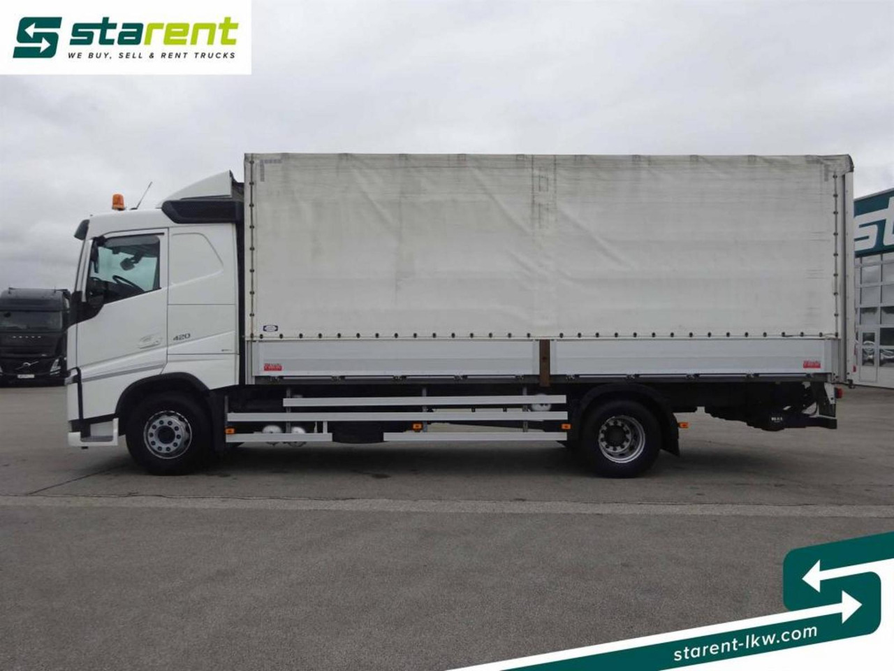 Tentinis sunkvežimis Volvo FH 420 Planenaufbau LBW 2000Kg Kamera Bett: foto 8
