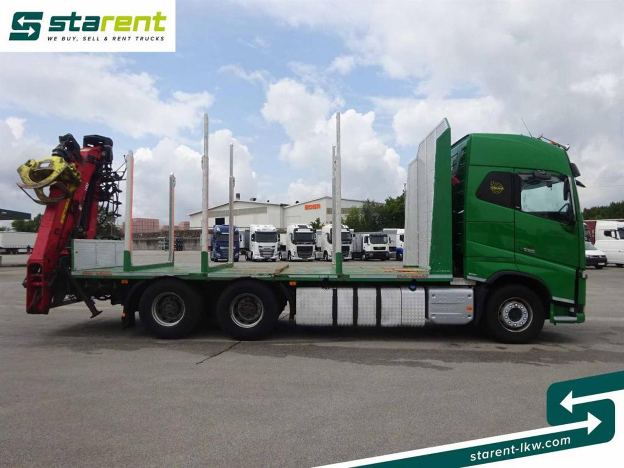 Volvo FH16 550 6x4 Holzaufbau mit Kran (Loglift 145Z) - Miškovežis: foto 4 Volvo FH16 550 6x4 Holzaufbau mit Kran (Loglift 145Z) - Miškovežis: foto 4