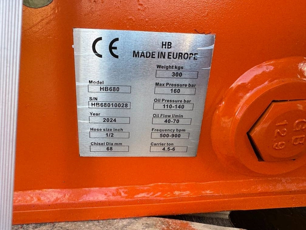 HB 680 hammer 4.5/6 ton - Hidraulinis kūjis - Statybinė technika: foto 5 HB 680 hammer 4.5/6 ton - Hidraulinis kūjis - Statybinė technika: foto 5