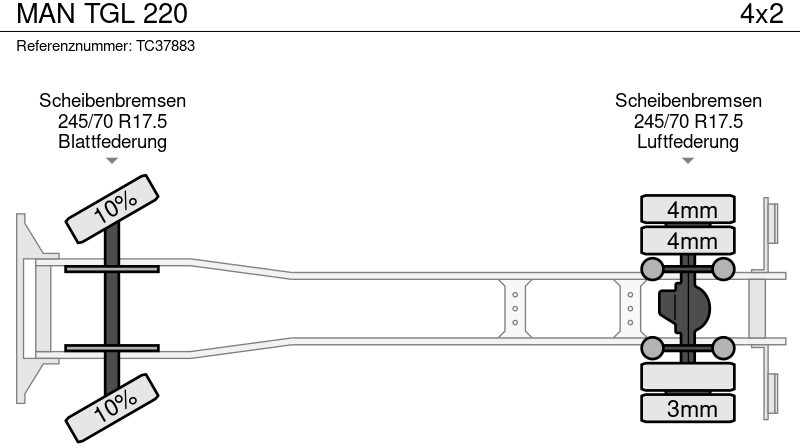 MAN TGL 220 - Tentinis sunkvežimis: foto 5 MAN TGL 220 - Tentinis sunkvežimis: foto 5