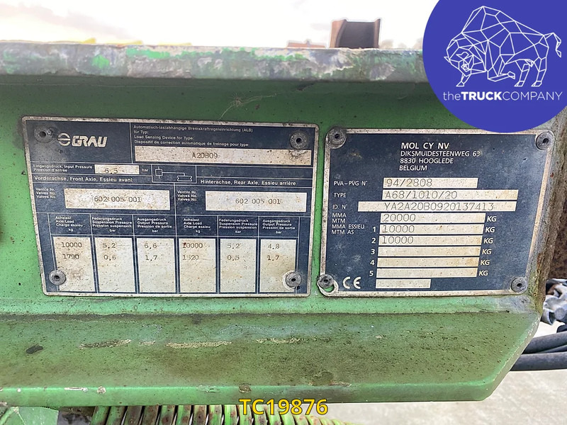 MOL - Konteineris-vežimus/ Sukeisti kūną priekaba: foto 4 MOL - Konteineris-vežimus/ Sukeisti kūną priekaba: foto 4