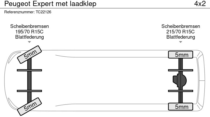 Peugeot Expert met laadklep - Furgonas su krovinių dėže: foto 5 Peugeot Expert met laadklep - Furgonas su krovinių dėže: foto 5