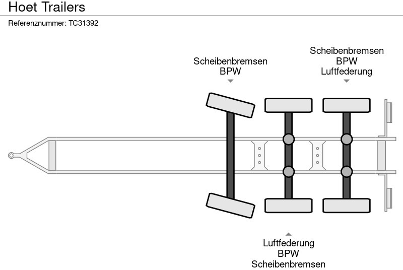 Hoet Trailers - Priekaba: foto 4 Hoet Trailers - Priekaba: foto 4