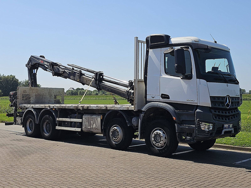 Mercedes-Benz AROCS 3240 HIABX-Hipro 232ES-5 - Platforminis/ Bortinis sunkvežimis, Sunkvežimis su kranu: foto 5 Mercedes-Benz AROCS 3240 HIABX-Hipro 232ES-5 - Platforminis/ Bortinis sunkvežimis, Sunkvežimis su kranu: foto 5