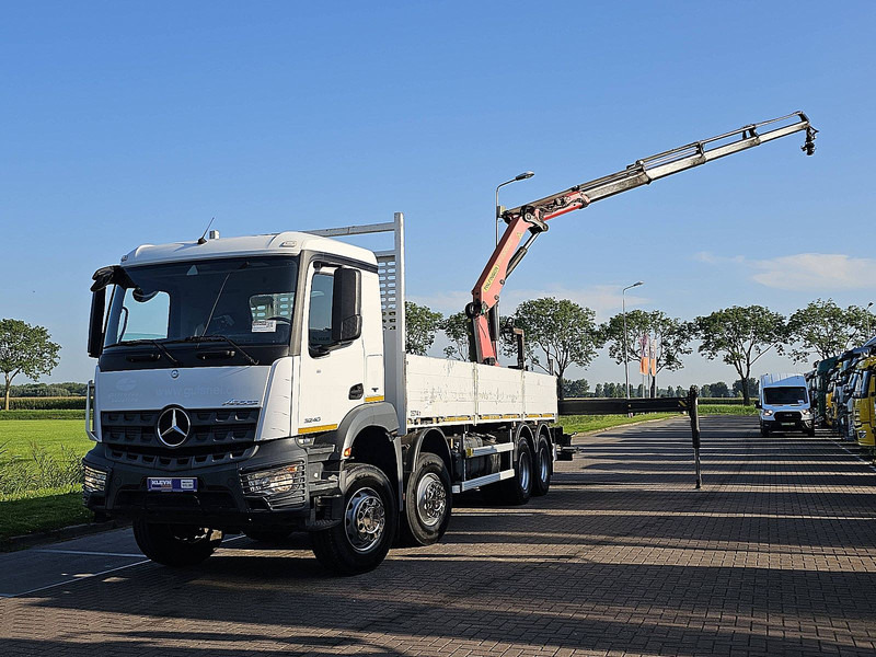 Mercedes-Benz AROCS 3240 PalfingerPK 23001-EH - Platforminis/ Bortinis sunkvežimis, Sunkvežimis su kranu: foto 2 Mercedes-Benz AROCS 3240 PalfingerPK 23001-EH - Platforminis/ Bortinis sunkvežimis, Sunkvežimis su kranu: foto 2