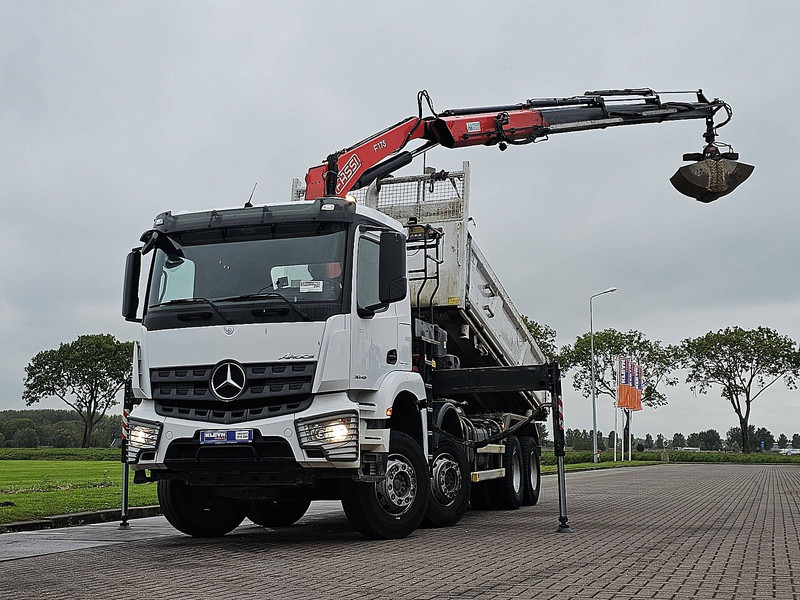 Mercedes-Benz AROCS 3243 FASSI F175A023 - Savivartis sunkvežimis, Sunkvežimis su kranu: foto 1 Mercedes-Benz AROCS 3243 FASSI F175A023 - Savivartis sunkvežimis, Sunkvežimis su kranu: foto 1