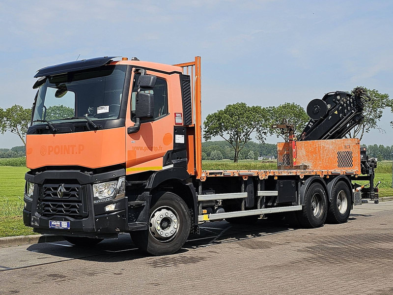 Renault K 430 HIAB211EP5 - Platforminis/ Bortinis sunkvežimis, Sunkvežimis su kranu: foto 2 Renault K 430 HIAB211EP5 - Platforminis/ Bortinis sunkvežimis, Sunkvežimis su kranu: foto 2