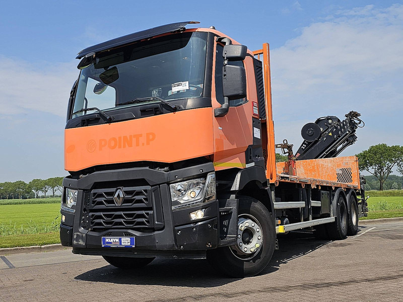 Renault K 430 HIAB211EP5 - Platforminis/ Bortinis sunkvežimis, Sunkvežimis su kranu: foto 1 Renault K 430 HIAB211EP5 - Platforminis/ Bortinis sunkvežimis, Sunkvežimis su kranu: foto 1