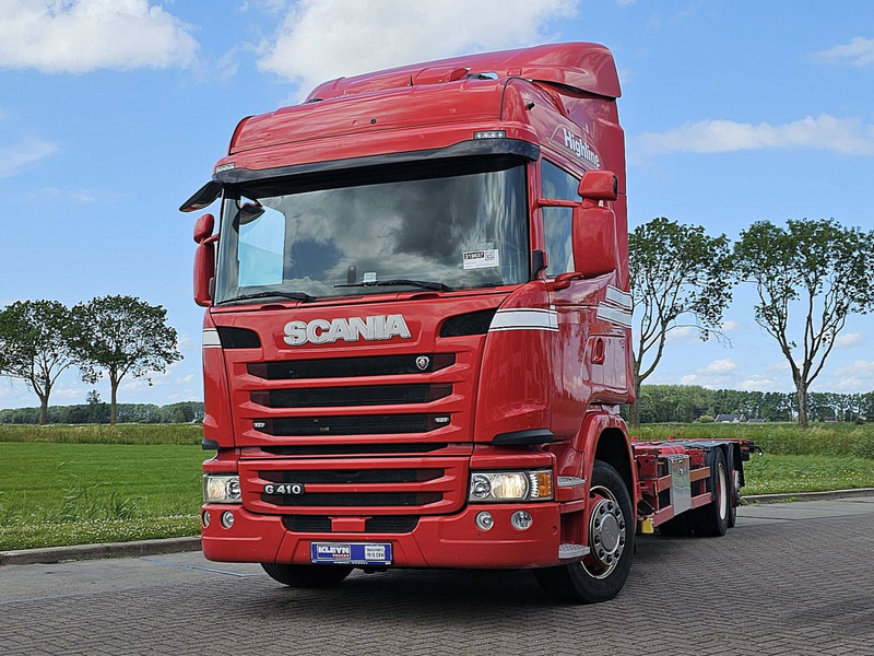 Scania G410 6X2*4 RETARDER - Konteineris-vežimus/ Sukeisti kūną sunkvežimis: foto 1 Scania G410 6X2*4 RETARDER - Konteineris-vežimus/ Sukeisti kūną sunkvežimis: foto 1