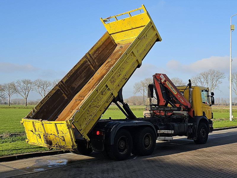 Scania P114.380 6X4 PALFINGER - Savivartis sunkvežimis, Sunkvežimis su kranu: foto 3 Scania P114.380 6X4 PALFINGER - Savivartis sunkvežimis, Sunkvežimis su kranu: foto 3