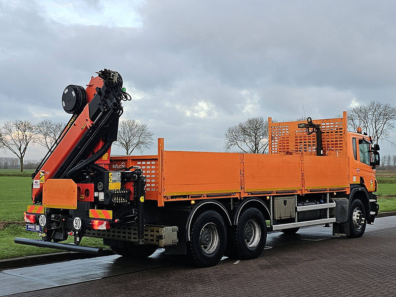 Scania P410 PK18002-4 hydr - Platforminis/ Bortinis sunkvežimis, Sunkvežimis su kranu: foto 3 Scania P410 PK18002-4 hydr - Platforminis/ Bortinis sunkvežimis, Sunkvežimis su kranu: foto 3