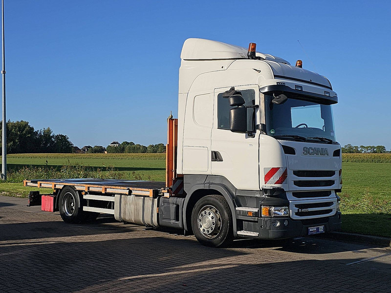 Scania R400 RETARDER TWISTLOCKS - Platforminis/ Bortinis sunkvežimis: foto 5 Scania R400 RETARDER TWISTLOCKS - Platforminis/ Bortinis sunkvežimis: foto 5
