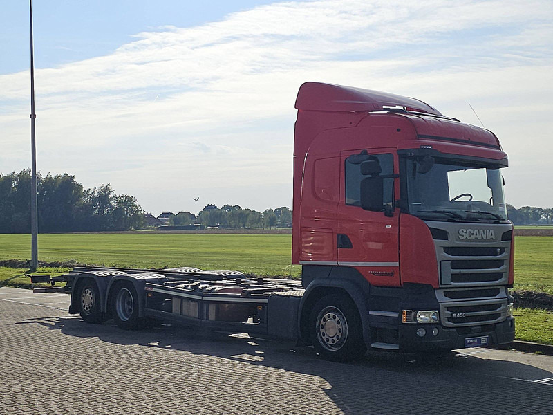 Scania R450 HL 6X2*4 RET. CROWN - Konteineris-vežimus/ Sukeisti kūną sunkvežimis: foto 5 Scania R450 HL 6X2*4 RET. CROWN - Konteineris-vežimus/ Sukeisti kūną sunkvežimis: foto 5