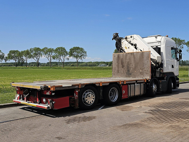 Scania R490 HMF 6020 - Platforminis/ Bortinis sunkvežimis, Sunkvežimis su kranu: foto 3 Scania R490 HMF 6020 - Platforminis/ Bortinis sunkvežimis, Sunkvežimis su kranu: foto 3