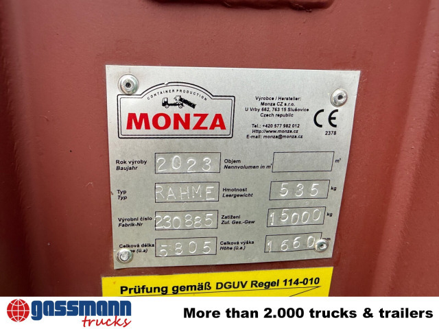 Užtraukiamas konteineris Abrollcontainer mit Alu-Bordwänden ca. 11m³: foto 6