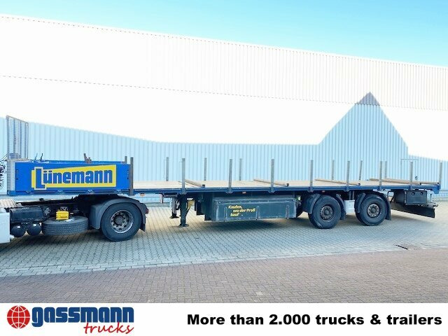 Platforminė/ Bortinė puspriekabė Fliegl SZS 290, Zwangsgelenkt: foto 7