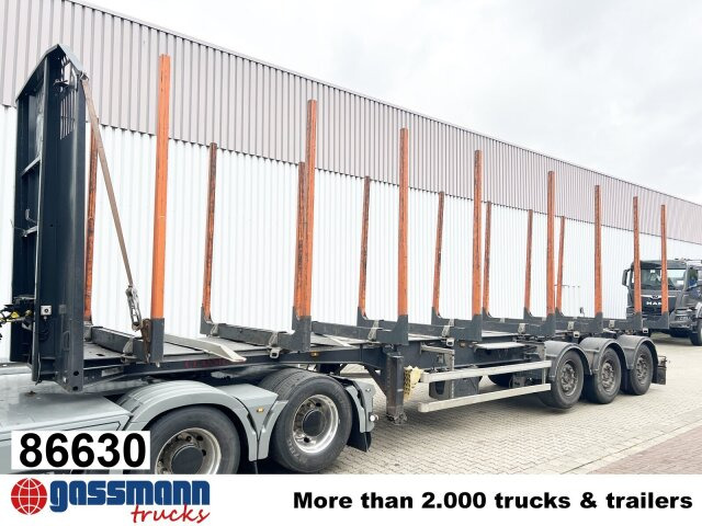 Gsodam 3-Achs Holzauflieger, Liftachse - Miškovežio puspriekabė: foto 1 Gsodam 3-Achs Holzauflieger, Liftachse - Miškovežio puspriekabė: foto 1