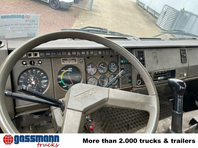 Iveco 260-34 AHW 6x6, V8, Manual, Full Steel - Važiuoklės sunkvežimis: foto 2 Iveco 260-34 AHW 6x6, V8, Manual, Full Steel - Važiuoklės sunkvežimis: foto 2