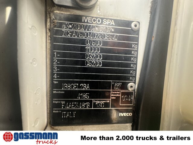 Iveco EuroCargo 75E18 4x2, EEV - Platforminis/ Bortinis sunkvežimis: foto 4 Iveco EuroCargo 75E18 4x2, EEV - Platforminis/ Bortinis sunkvežimis: foto 4