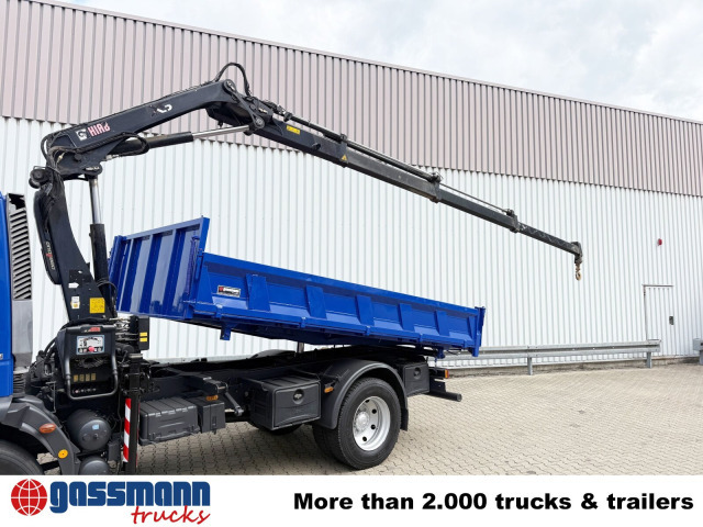 Iveco EuroCargo ML120E28K 4x2 mit Kran Hiab XS088 ES-3 - Savivartis sunkvežimis, Sunkvežimis su kranu: foto 2 Iveco EuroCargo ML120E28K 4x2 mit Kran Hiab XS088 ES-3 - Savivartis sunkvežimis, Sunkvežimis su kranu: foto 2