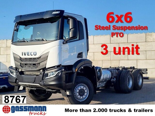 Iveco T-Way 360 6x6, Nebenantrieb, 3x VORHANDEN! - Važiuoklės sunkvežimis: foto 1 Iveco T-Way 360 6x6, Nebenantrieb, 3x VORHANDEN! - Važiuoklės sunkvežimis: foto 1