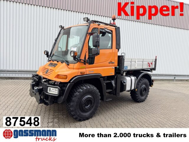Unimog U 400 405/12 4x4, Kipper, Kommunalhydraulik, - Komercinis automobilis: foto 1 Unimog U 400 405/12 4x4, Kipper, Kommunalhydraulik, - Komercinis automobilis: foto 1