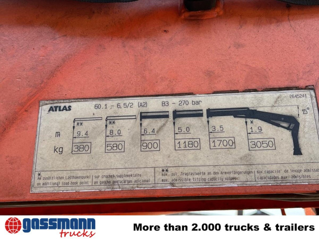 Kran Atlas 60.1, Funk, Winde - Kranas-manipuliatorius: foto 2 Kran Atlas 60.1, Funk, Winde - Kranas-manipuliatorius: foto 2