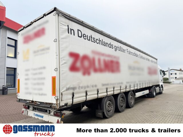 Platforminė/ Bortinė puspriekabė Krone SDP 27 , Edscha-Verdeck, Ex-Fahrschule: foto 7 Platforminė/ Bortinė puspriekabė Krone SDP 27 , Edscha-Verdeck, Ex-Fahrschule: foto 7