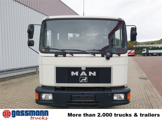MAN 14.152 F 4x2 BB mit Kran Hiab 060-2 - Hook-lift sunkvežimis, Sunkvežimis su kranu: foto 3 MAN 14.152 F 4x2 BB mit Kran Hiab 060-2 - Hook-lift sunkvežimis, Sunkvežimis su kranu: foto 3