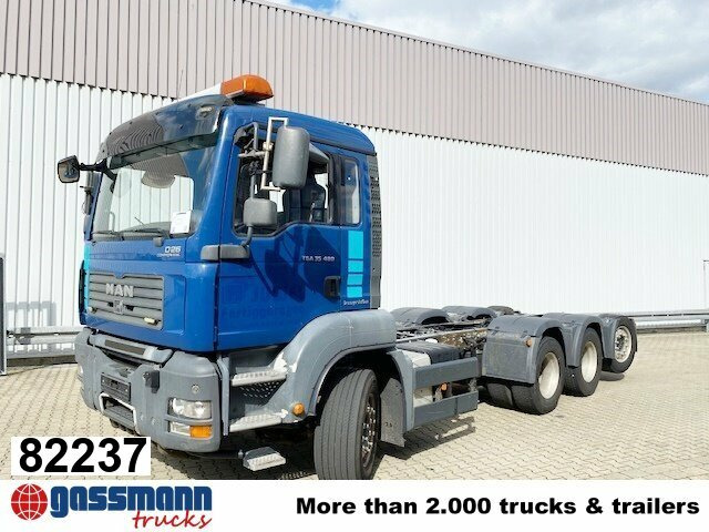 MAN TGA 35.480 8x4-4 BL, Lift-/Lenkachse - Važiuoklės sunkvežimis: foto 1 MAN TGA 35.480 8x4-4 BL, Lift-/Lenkachse - Važiuoklės sunkvežimis: foto 1