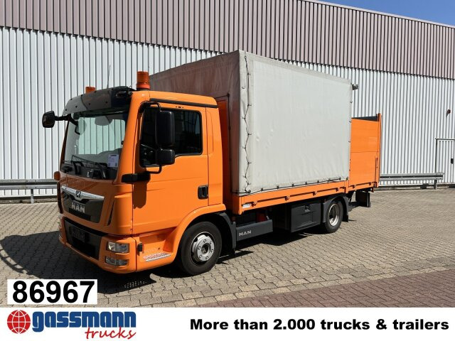 MAN TGL 7.180 4X2 BL mit LBW BÄR - Platforminis/ Bortinis sunkvežimis: foto 1 MAN TGL 7.180 4X2 BL mit LBW BÄR - Platforminis/ Bortinis sunkvežimis: foto 1