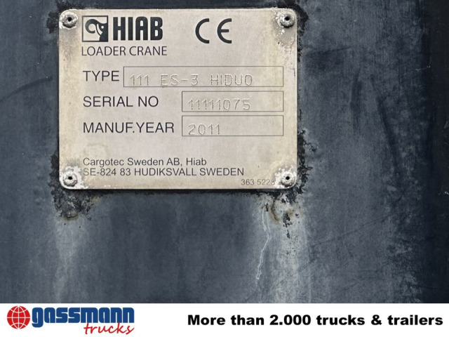 MAN TGM 18.290 4x2 LL, EEV, Kran Hiab XS 111 ES-3 - Savivartis sunkvežimis, Sunkvežimis su kranu: foto 2 MAN TGM 18.290 4x2 LL, EEV, Kran Hiab XS 111 ES-3 - Savivartis sunkvežimis, Sunkvežimis su kranu: foto 2