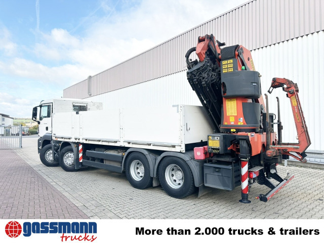 Platforminis/ Bortinis sunkvežimis, Sunkvežimis su kranu MAN TGS 35.440 8x4 BL, Navi, Heckkran Palfinger: foto 13 Platforminis/ Bortinis sunkvežimis, Sunkvežimis su kranu MAN TGS 35.440 8x4 BL, Navi, Heckkran Palfinger: foto 13