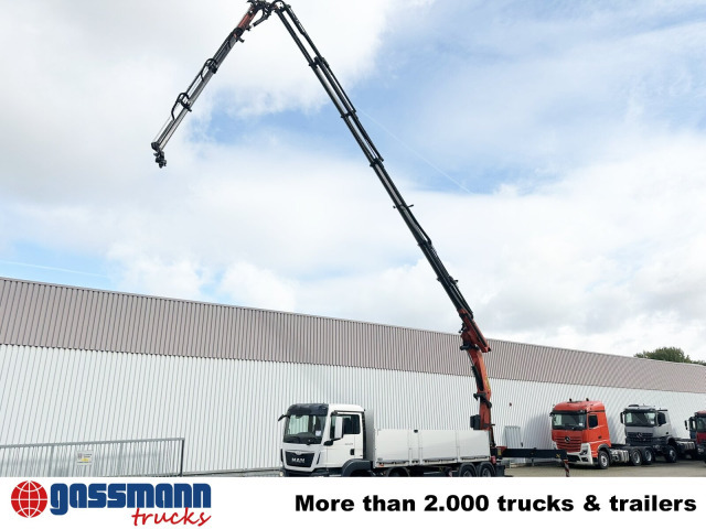 Platforminis/ Bortinis sunkvežimis, Sunkvežimis su kranu MAN TGS 35.440 8x4 BL, Navi, Heckkran Palfinger: foto 9 Platforminis/ Bortinis sunkvežimis, Sunkvežimis su kranu MAN TGS 35.440 8x4 BL, Navi, Heckkran Palfinger: foto 9