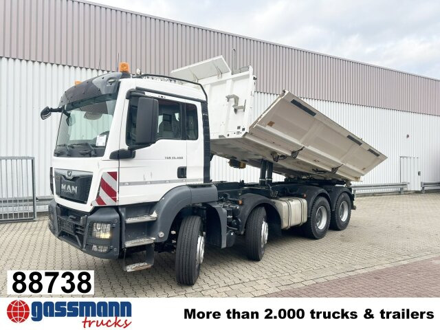 MAN TGS 35.460 8X4 BB, Meiller Bordmatik, Rollplane, - Savivartis sunkvežimis: foto 1 MAN TGS 35.460 8X4 BB, Meiller Bordmatik, Rollplane, - Savivartis sunkvežimis: foto 1