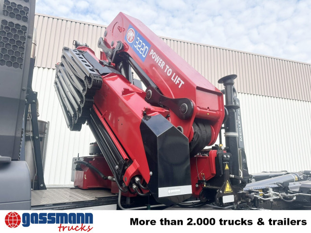 MAN TGS 35.480 8X4 BL, Intarder, Kran HMF 3220-K6, - Hook-lift sunkvežimis, Sunkvežimis su kranu: foto 3 MAN TGS 35.480 8X4 BL, Intarder, Kran HMF 3220-K6, - Hook-lift sunkvežimis, Sunkvežimis su kranu: foto 3