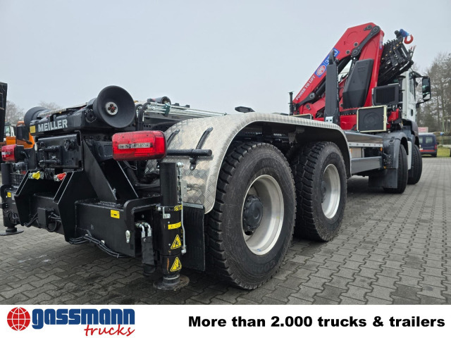 MAN TGS 35.480 8X4 BL, Intarder, Kran HMF 3220-K6, - Hook-lift sunkvežimis, Sunkvežimis su kranu: foto 2 MAN TGS 35.480 8X4 BL, Intarder, Kran HMF 3220-K6, - Hook-lift sunkvežimis, Sunkvežimis su kranu: foto 2