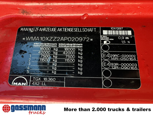 MAN TGX 18.360 4X2 LL, Fahrschule - Konteineris-vežimus/ Sukeisti kūną sunkvežimis: foto 3 MAN TGX 18.360 4X2 LL, Fahrschule - Konteineris-vežimus/ Sukeisti kūną sunkvežimis: foto 3