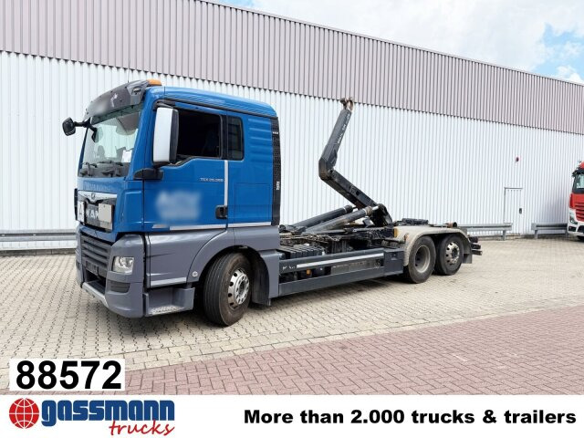 MAN TGX 26.580 6x2-4 BL, Intarder, Lenk-/Liftachse, - Hook-lift sunkvežimis: foto 1 MAN TGX 26.580 6x2-4 BL, Intarder, Lenk-/Liftachse, - Hook-lift sunkvežimis: foto 1
