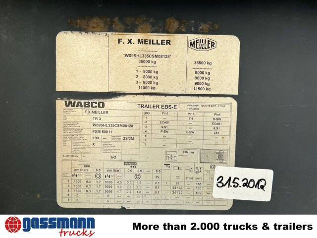 Meiller MHPS 12/27 NOSS2, Stahlmulde ca. 26m³, - Savivartis puspriekabė: foto 3 Meiller MHPS 12/27 NOSS2, Stahlmulde ca. 26m³, - Savivartis puspriekabė: foto 3