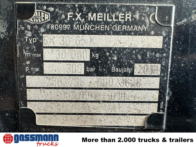 Meiller RK 30.65 K mit Funkfernbedienung - Hook-lift sunkvežimis: foto 2 Meiller RK 30.65 K mit Funkfernbedienung - Hook-lift sunkvežimis: foto 2