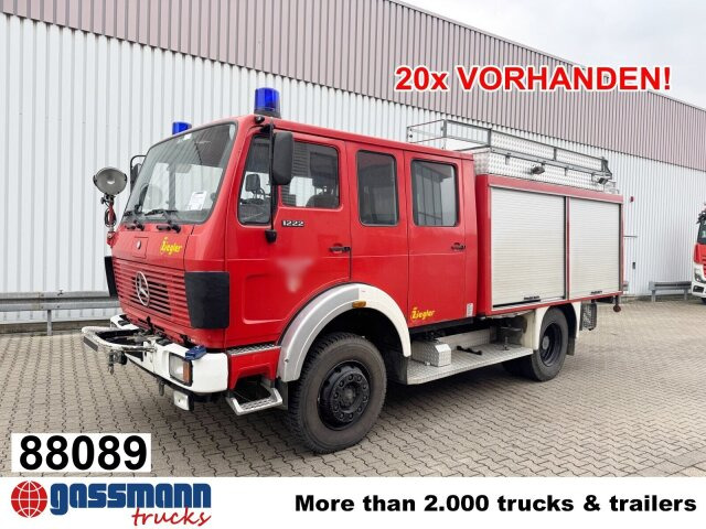 Mercedes-Benz 1222 AF 4x4 Doka, LF 16 TS - Gaisrinė mašina: foto 1 Mercedes-Benz 1222 AF 4x4 Doka, LF 16 TS - Gaisrinė mašina: foto 1
