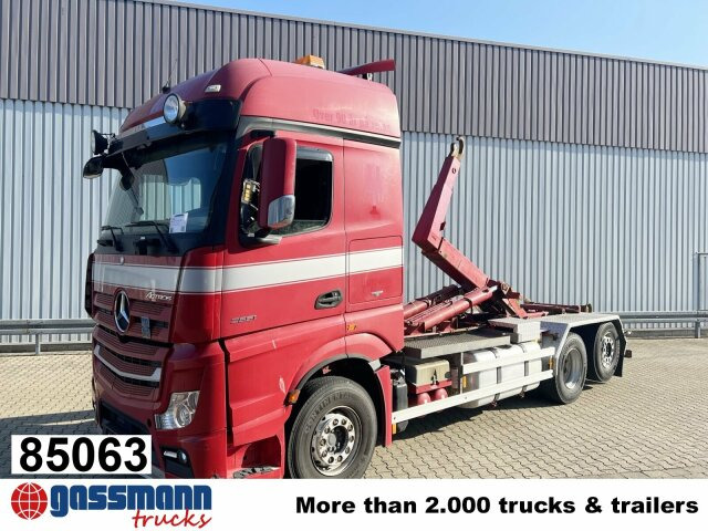 Mercedes-Benz Actros 2551 L 6x2/46, Retarder, Liftachse, - Hook-lift sunkvežimis: foto 1 Mercedes-Benz Actros 2551 L 6x2/46, Retarder, Liftachse, - Hook-lift sunkvežimis: foto 1