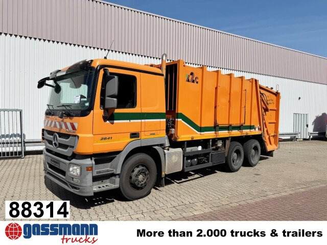 Mercedes-Benz Actros 2641/48 L 6x4, Haller M21X2C, Zöller - Šiukšliavežis: foto 1 Mercedes-Benz Actros 2641/48 L 6x4, Haller M21X2C, Zöller - Šiukšliavežis: foto 1