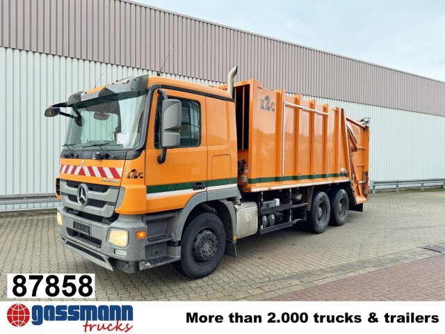 Mercedes-Benz Actros 2641/48 L 6x4, Haller M21X2C, Zöller - Šiukšliavežis: foto 1 Mercedes-Benz Actros 2641/48 L 6x4, Haller M21X2C, Zöller - Šiukšliavežis: foto 1