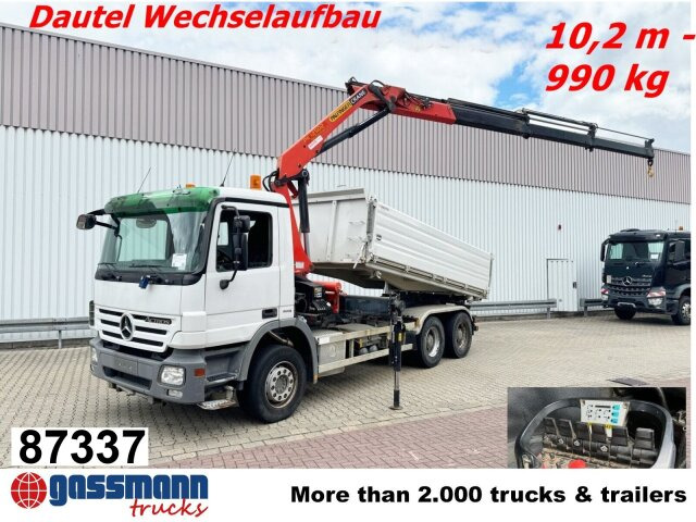 Mercedes-Benz Actros 2644/48 LK 6x4, Dautel Wechselsystem, - Savivartis sunkvežimis, Sunkvežimis su kranu: foto 1 Mercedes-Benz Actros 2644/48 LK 6x4, Dautel Wechselsystem, - Savivartis sunkvežimis, Sunkvežimis su kranu: foto 1
