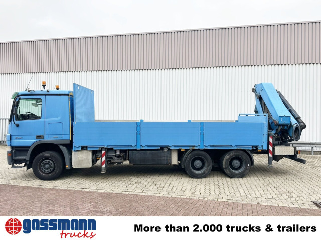 Mercedes-Benz Actros 2741 L 6x4, Twist-Lock ausz. auf 3m, - Platforminis/ Bortinis sunkvežimis, Sunkvežimis su kranu: foto 2 Mercedes-Benz Actros 2741 L 6x4, Twist-Lock ausz. auf 3m, - Platforminis/ Bortinis sunkvežimis, Sunkvežimis su kranu: foto 2