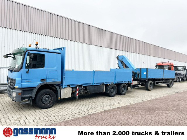 Mercedes-Benz Actros 2741 L 6x4, Twist-Lock ausz. auf 3m, - Platforminis/ Bortinis sunkvežimis, Sunkvežimis su kranu: foto 5 Mercedes-Benz Actros 2741 L 6x4, Twist-Lock ausz. auf 3m, - Platforminis/ Bortinis sunkvežimis, Sunkvežimis su kranu: foto 5