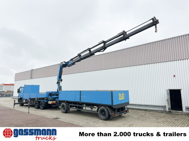 Mercedes-Benz Actros 2741 L 6x4, Twist-Lock ausz. auf 3m, - Platforminis/ Bortinis sunkvežimis, Sunkvežimis su kranu: foto 4 Mercedes-Benz Actros 2741 L 6x4, Twist-Lock ausz. auf 3m, - Platforminis/ Bortinis sunkvežimis, Sunkvežimis su kranu: foto 4